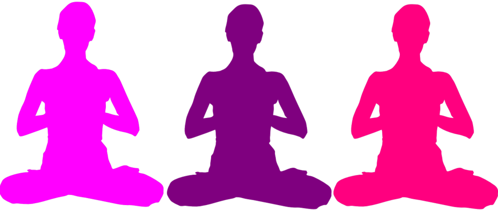 Importance Of Meditation - Christmas Yoga Ornament (oval) Clipart (998x422), Png Download