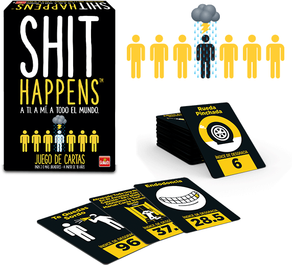 Shit Happens - Goliath Games Shit Happens Card Game Clipart (600x600), Png Download