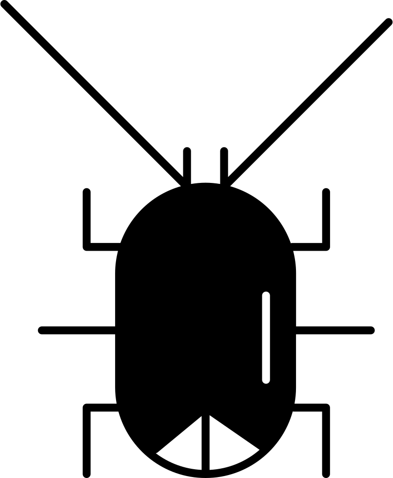 Cockroach Animal Comments Clipart (806x980), Png Download