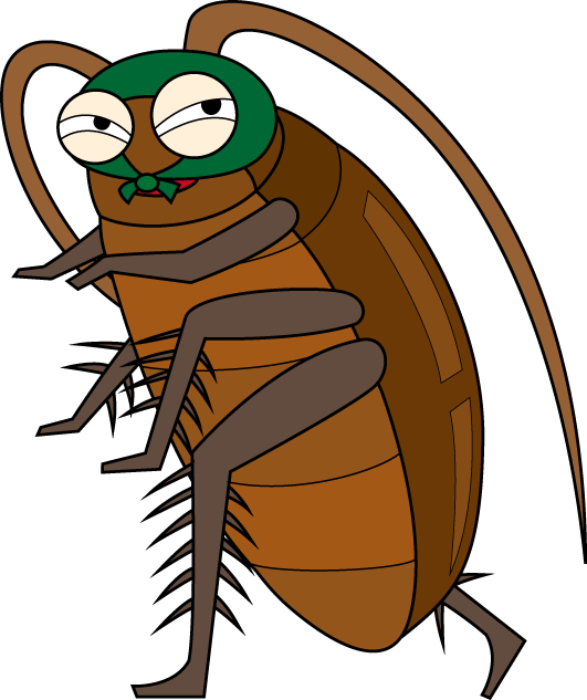 Summer Fear - ゴキブリ 無料 Clipart (531x633), Png Download