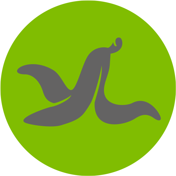 Banana Peel Graphic - Message Clipart (600x600), Png Download