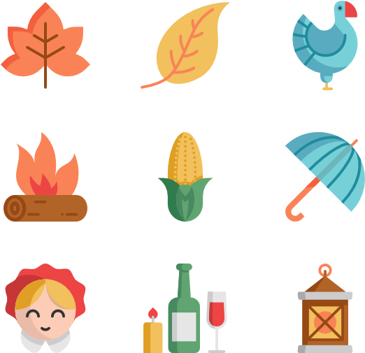 Free Download - Thanksgiving Vector Png Clipart (600x564), Png Download