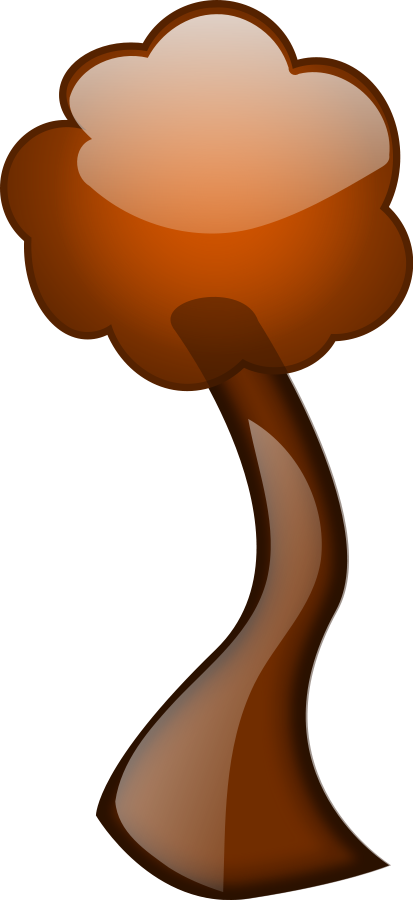 This Free Clip Arts Design Of Glossy Tree 2 - Png Download (413x900), Png Download