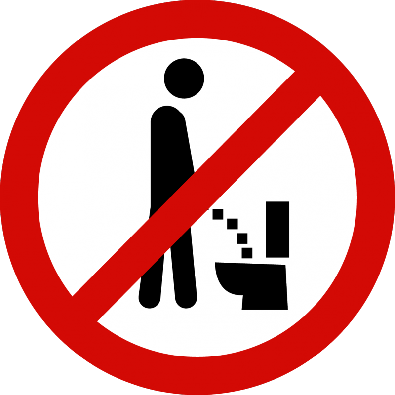 Suivant With Panneau Toilette Humour Logic Humor Images - Running In The Halls Clipart (800x800), Png Download