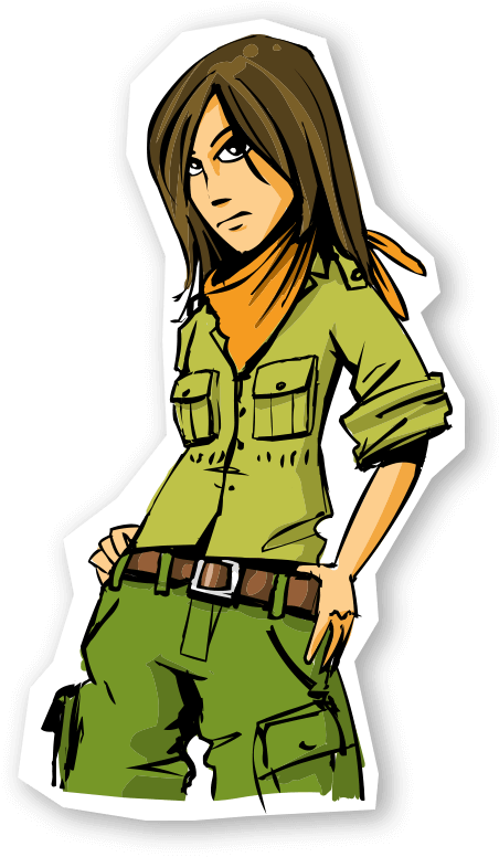 Woman - Cartoon Clipart (460x782), Png Download
