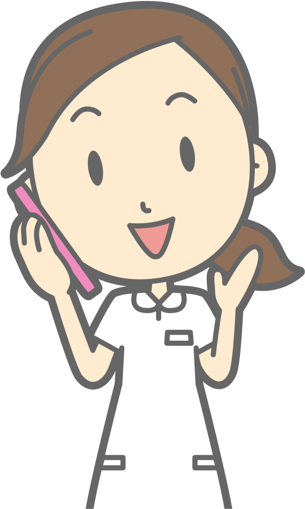 Female Using Smartphone - Talking On The Phone Clipart - Png Download (609x1000), Png Download