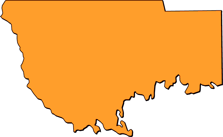 A Collection Of Simplified Outline Maps Of Wakulla Clipart (900x554), Png Download