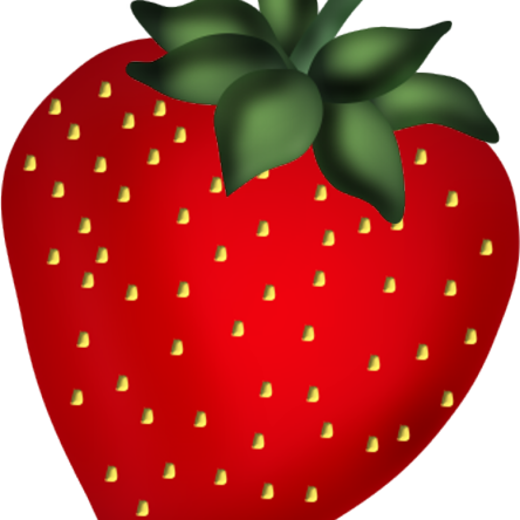 Clipart Strawberries Strawberry Clip Art Clip Art Food - Vegetables And Fruits Clip Arts - Png Download (1024x1024), Png Download
