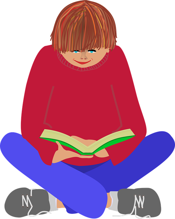 Children Reading Shop Of Buy Clip Art - Youth Reading Books Png Transparent Png (577x720), Png Download