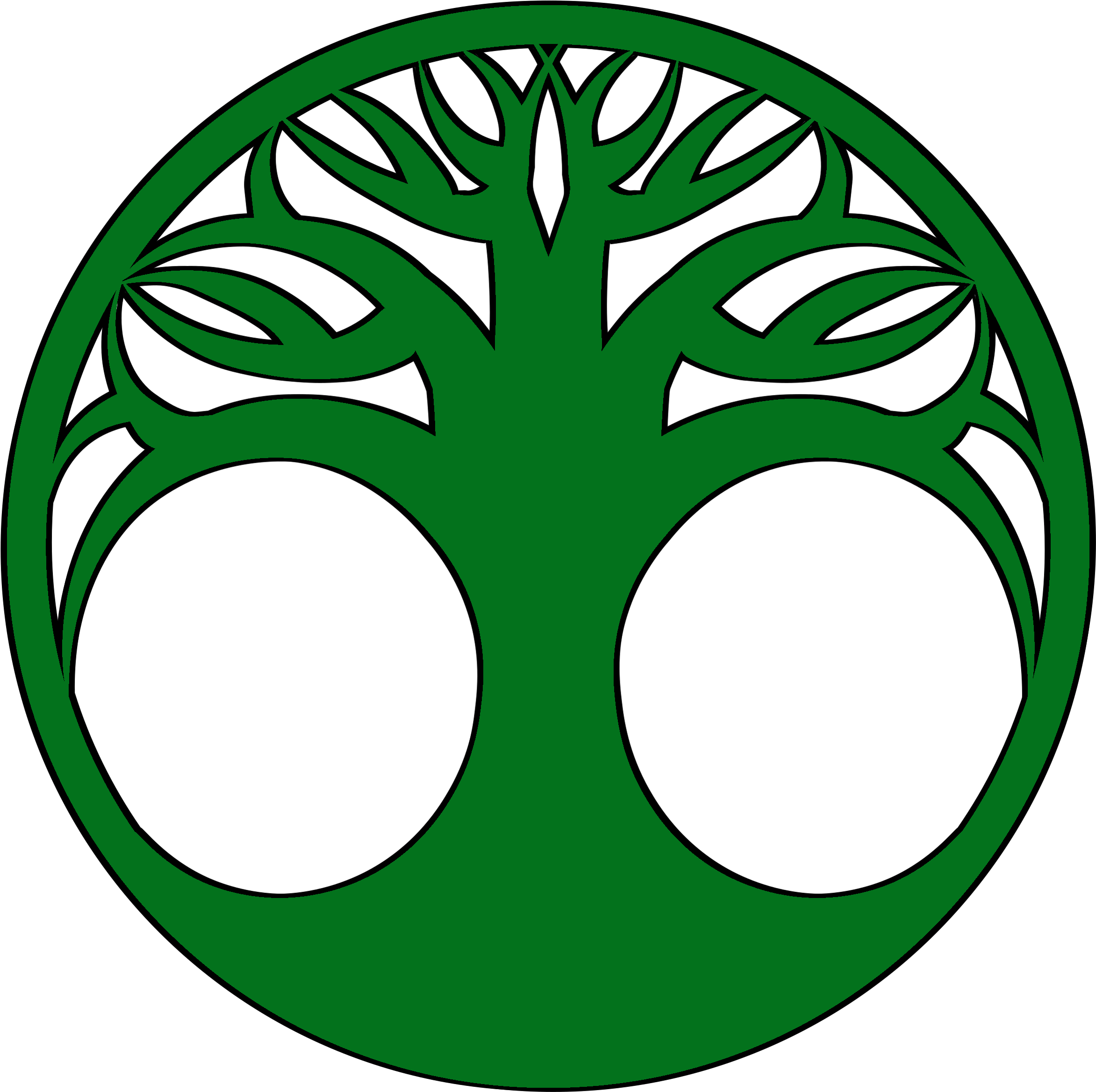 Global Green Finance Index Logo - Tree Of Life Clipart (2376x2376), Png Download