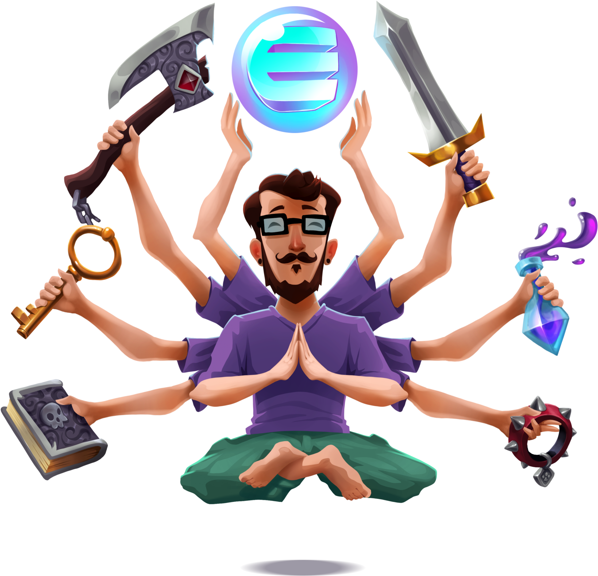 Clip Art Coins - Png Download (2000x2000), Png Download