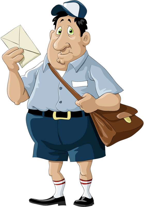 Фотки Clip Art Pictures, Art Images, Community Helpers, - Postman Vector - Png Download (558x800), Png Download