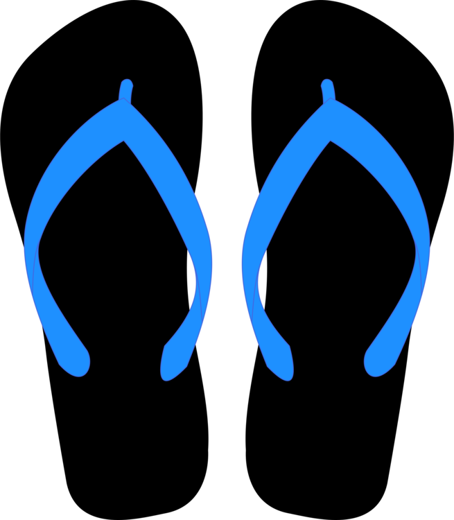 Flip-flops Sandal Image File Formats Computer Icons - Flip Flops Transparent Background Clipart (655x750), Png Download