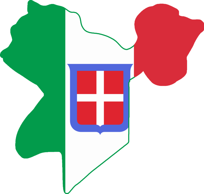 Clip Arts Related To - Italian Libya Flag Map - Png Download (810x768), Png Download
