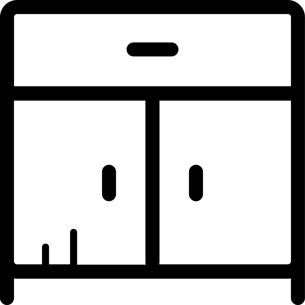 Kitchen Clipart Kitchen Cabinet - Png Download (980x980), Png Download