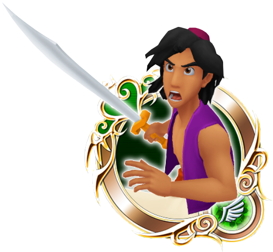 Clipart Download Aladdin Transparent Kingdom Hearts - Kingdom Hearts Unchained Aladdin - Png Download (584x548), Png Download