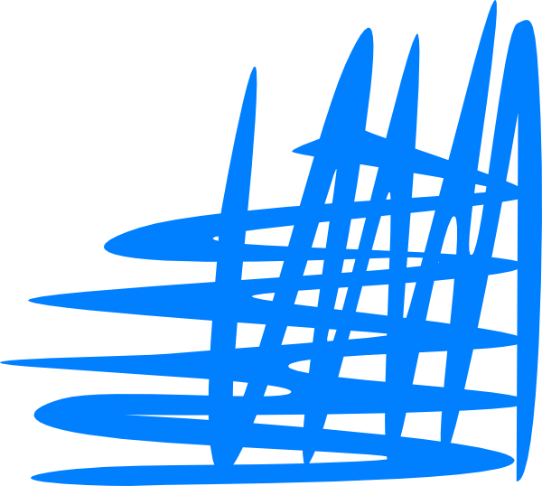 Blue Cross Hatch Shading Top Left Corner Svg Clip Arts - Png Download (600x538), Png Download