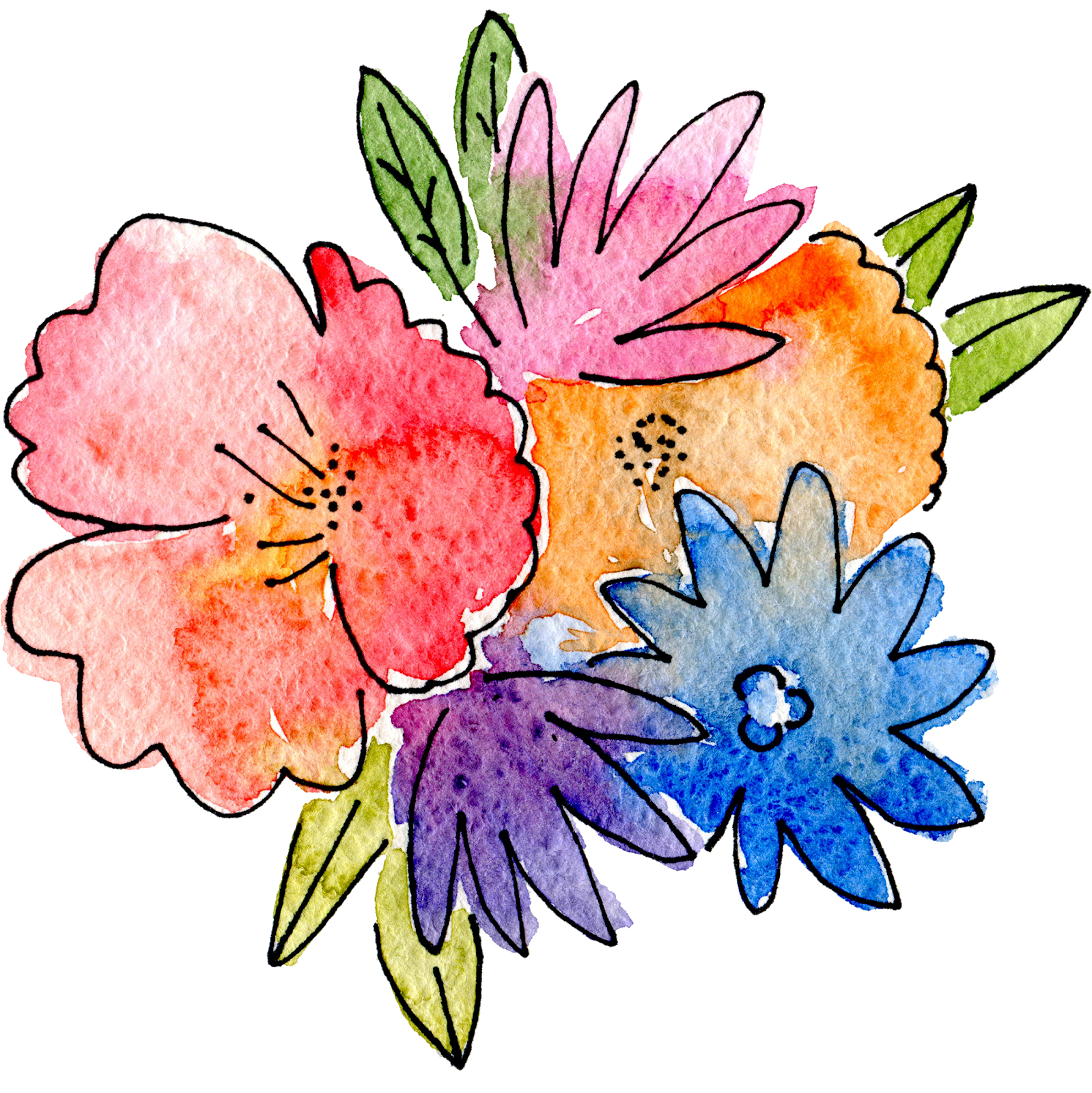Ground Clipart March Flower - Brunch - Png Download (1599x1600), Png Download