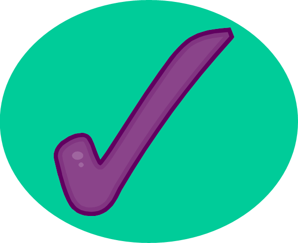 Check Mark Clipart (615x503), Png Download