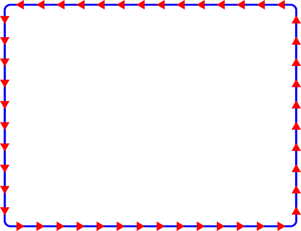 Border Blue - Circle Clipart (958x737), Png Download