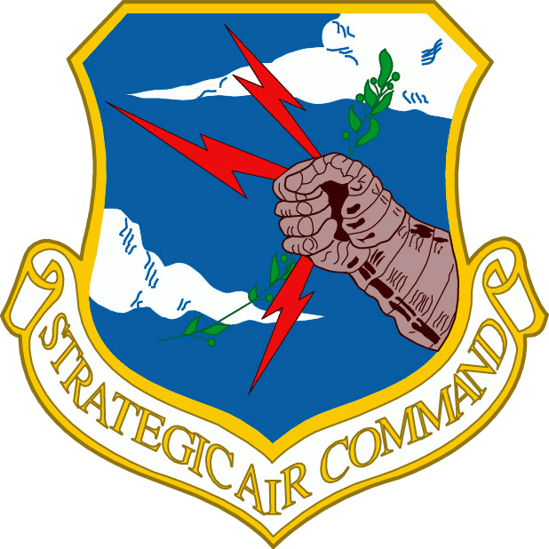 Emblem Of Strategic Air Command - Strategic Air Command Patch Clipart (618x618), Png Download