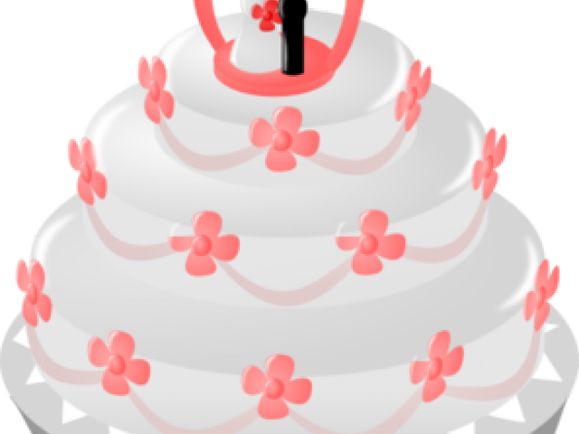 Bride Clipart Groom Cake - My Wedding Planner: Blank Lined Journal - 6x9 - Wedding - Png Download (640x480), Png Download