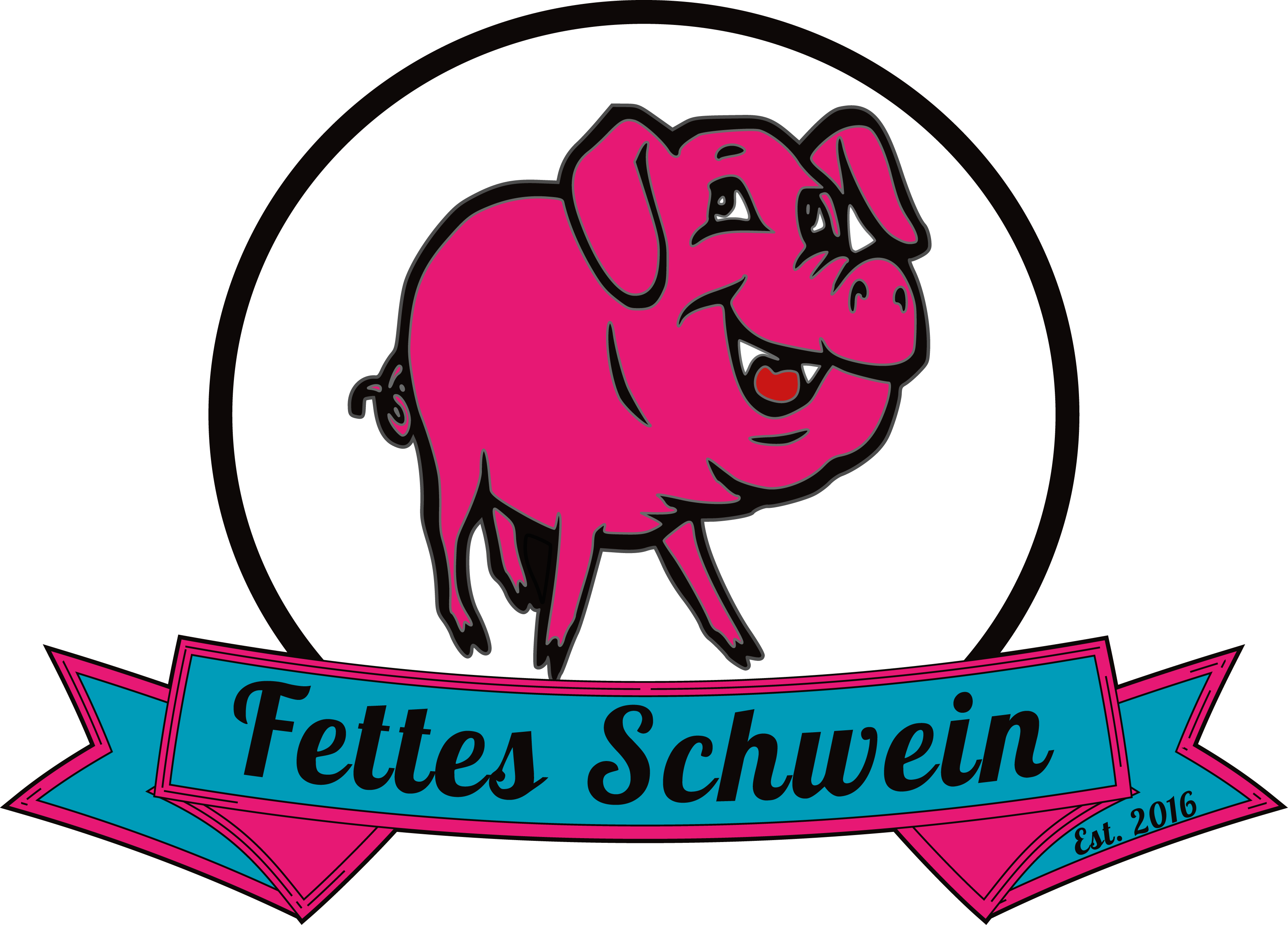 Fettes Schwein Logo Clipart (3309x2375), Png Download