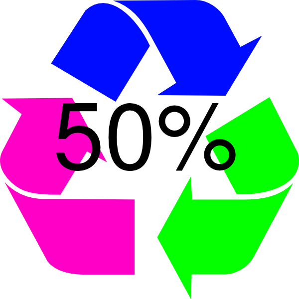 Recycle Symbol Clipart (600x600), Png Download
