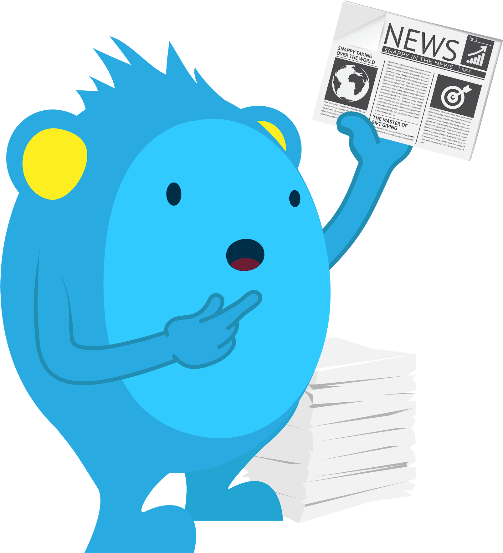 Please Reach Out At Press@meetsnappy - Cartoon Clipart (1957x1956), Png Download