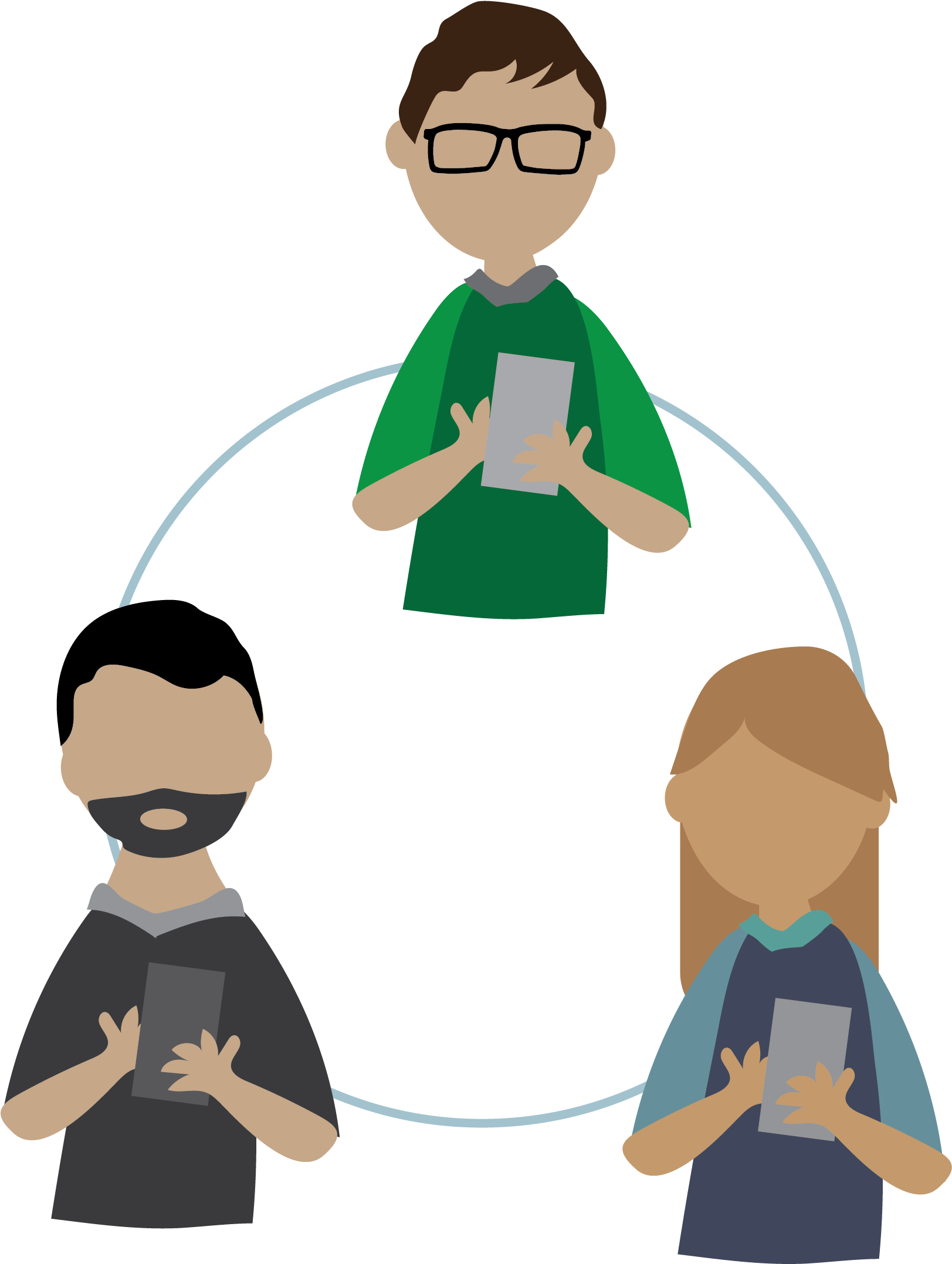 Mobile Apps For Entire Care Team - Cartoon Clipart (1622x2203), Png Download