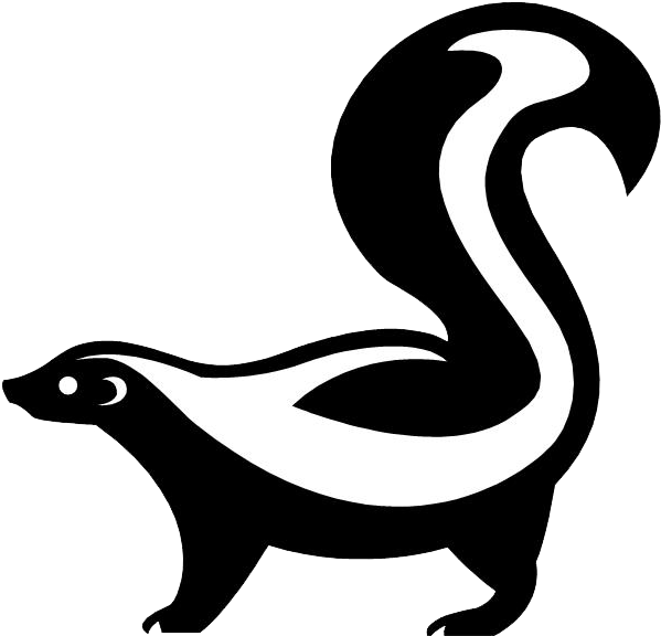 Skink Clipart Black And White - Skunk Works - Png Download (619x600), Png Download