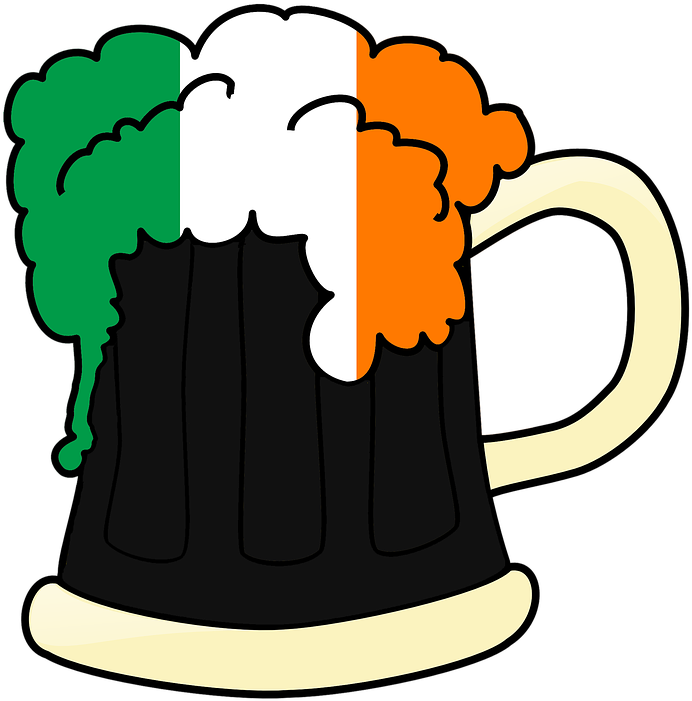 Ireland Clipart Transparent - Beer Clip Art - Png Download (717x720), Png Download