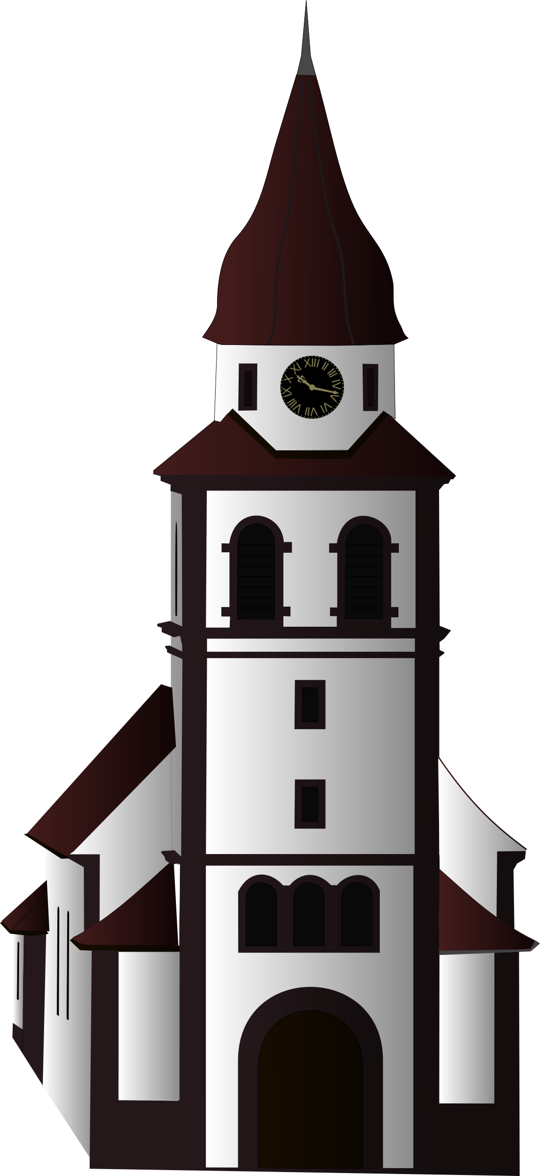 Clock Clipart Church - Thank You For Church Musician Card - Png Download (1102x2400), Png Download