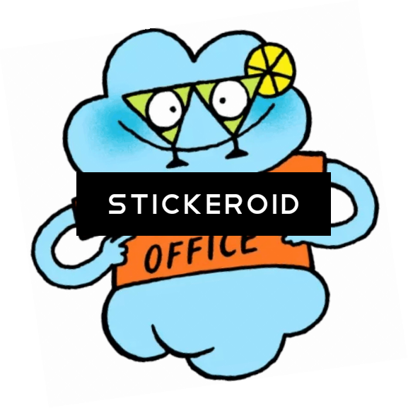 Out Of Office - Cartoon Clipart (577x578), Png Download