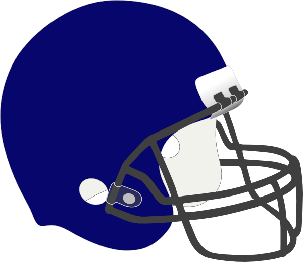 Blue Football Helmet Clipart - Png Download (600x520), Png Download