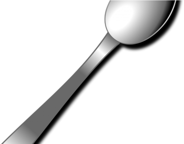 Spoon Clipart Metallic - Png Download (640x480), Png Download