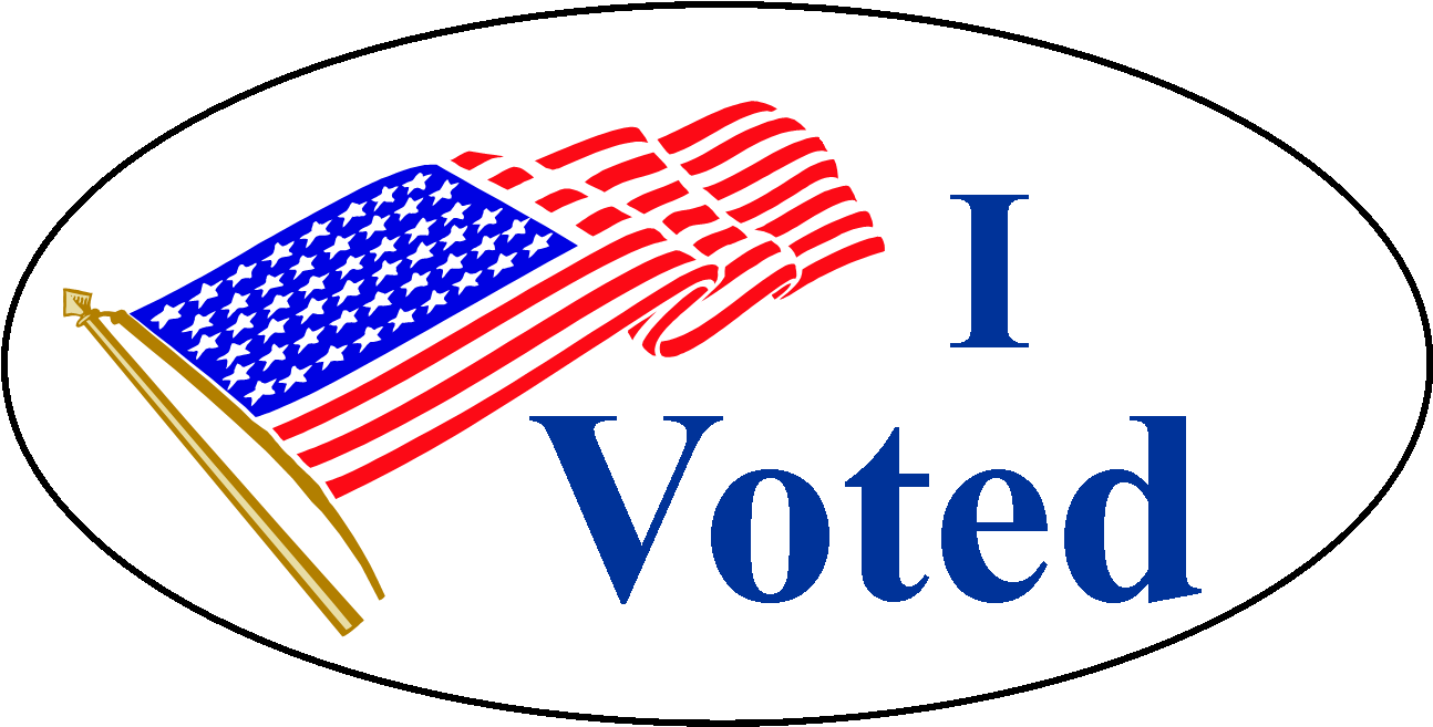 Clipart Royalty Free Stock Election Information - Voted Today - Png Download (1300x775), Png Download