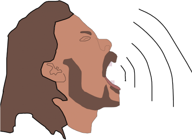 Politics Clipart Deep Voice - رجل يصرخ كرتون - Png Download (640x480), Png Download