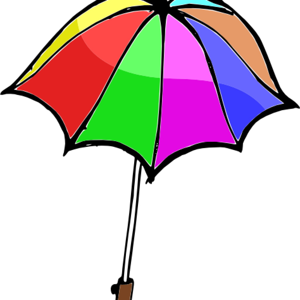 Umbrella Clipart Umbrella Clipart I Love Rainbows Pinterest - Umbrella Clipart - Png Download (1024x1024), Png Download