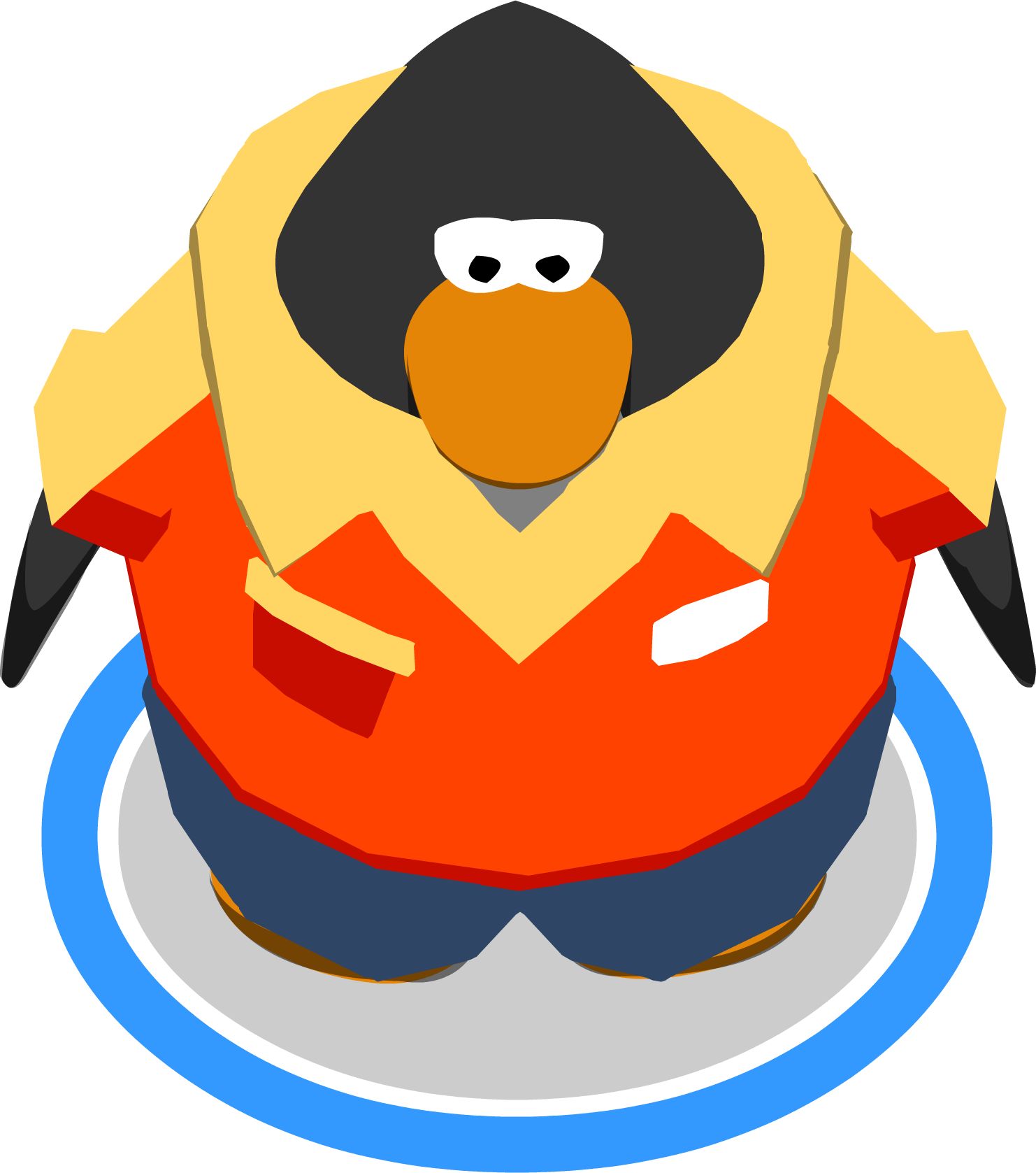 Clerk Outfit Ig - Club Penguin Ninja Clipart (1482x1677), Png Download