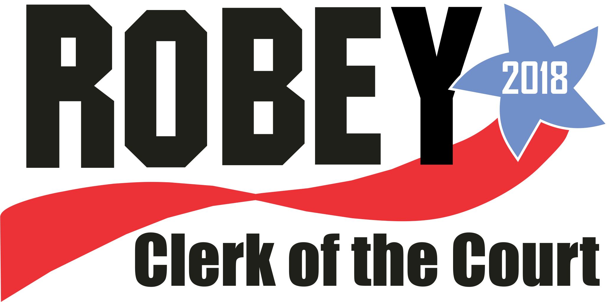 Robey For Clerk Of The Court - Bozita Clipart (2068x1024), Png Download