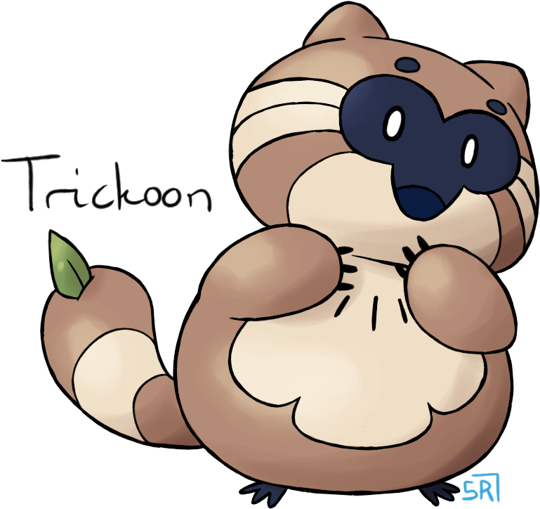 #034 Trickoon Shifty Pokemon - Pokémon Clipart (829x823), Png Download
