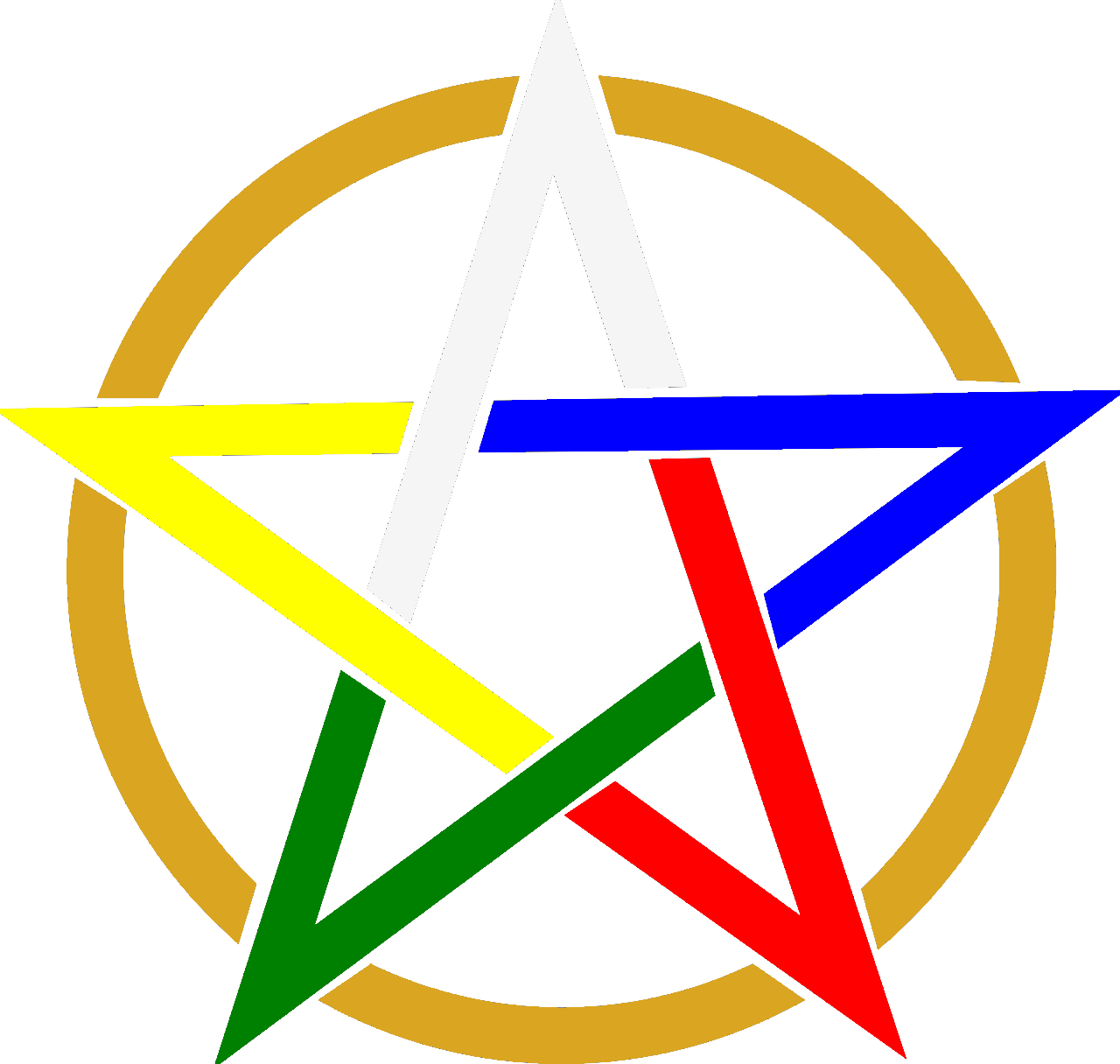 Información 34 659 822 - Pentagram Wicca Clipart (1280x1216), Png Download