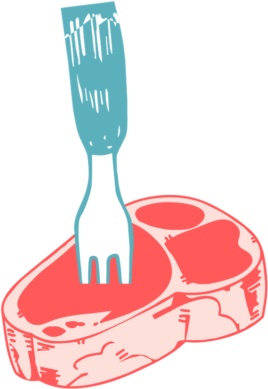 Meat-icon Clipart (1000x1226), Png Download