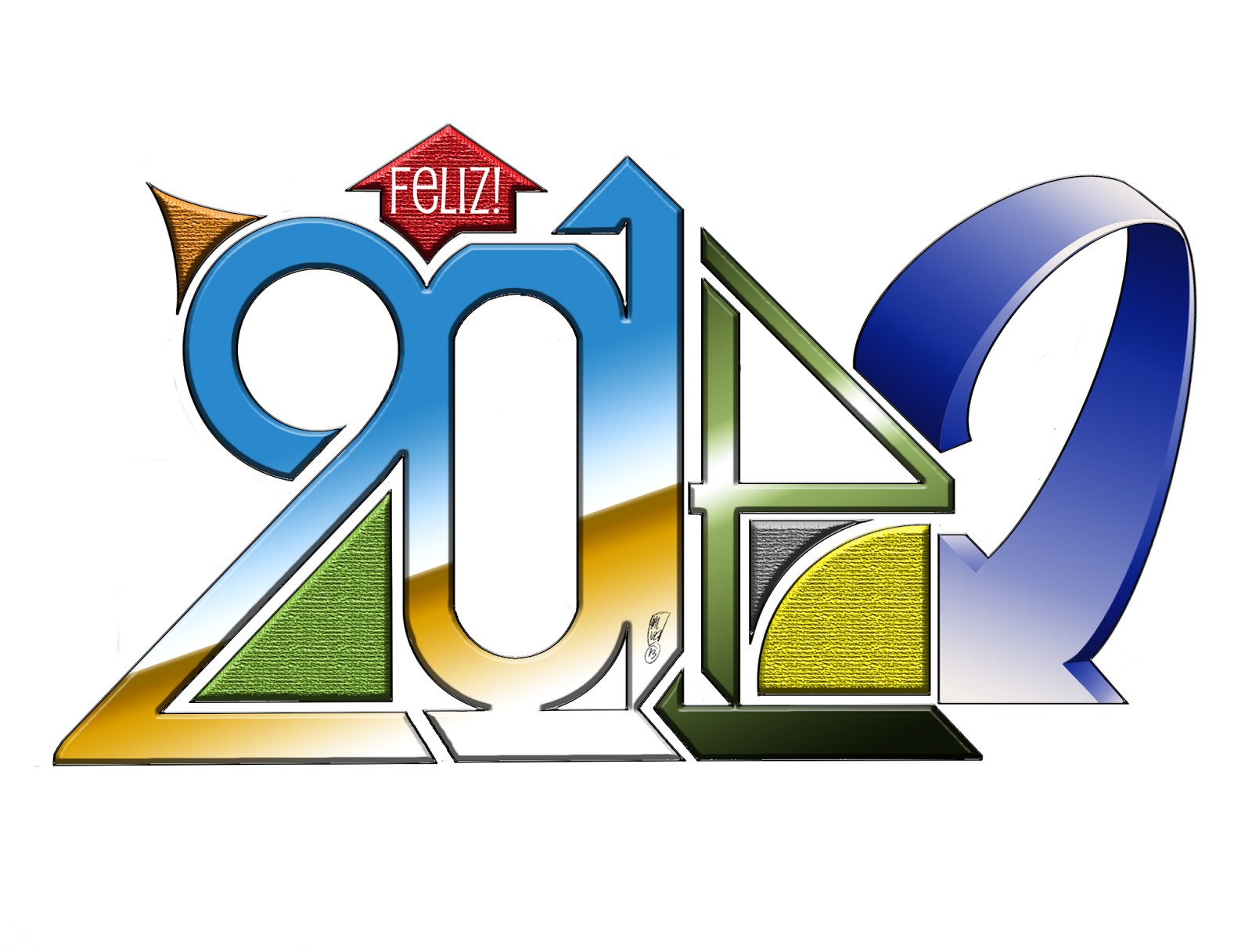 Un Saludo Y Prospero Año Nuevo Clipart (1600x1216), Png Download