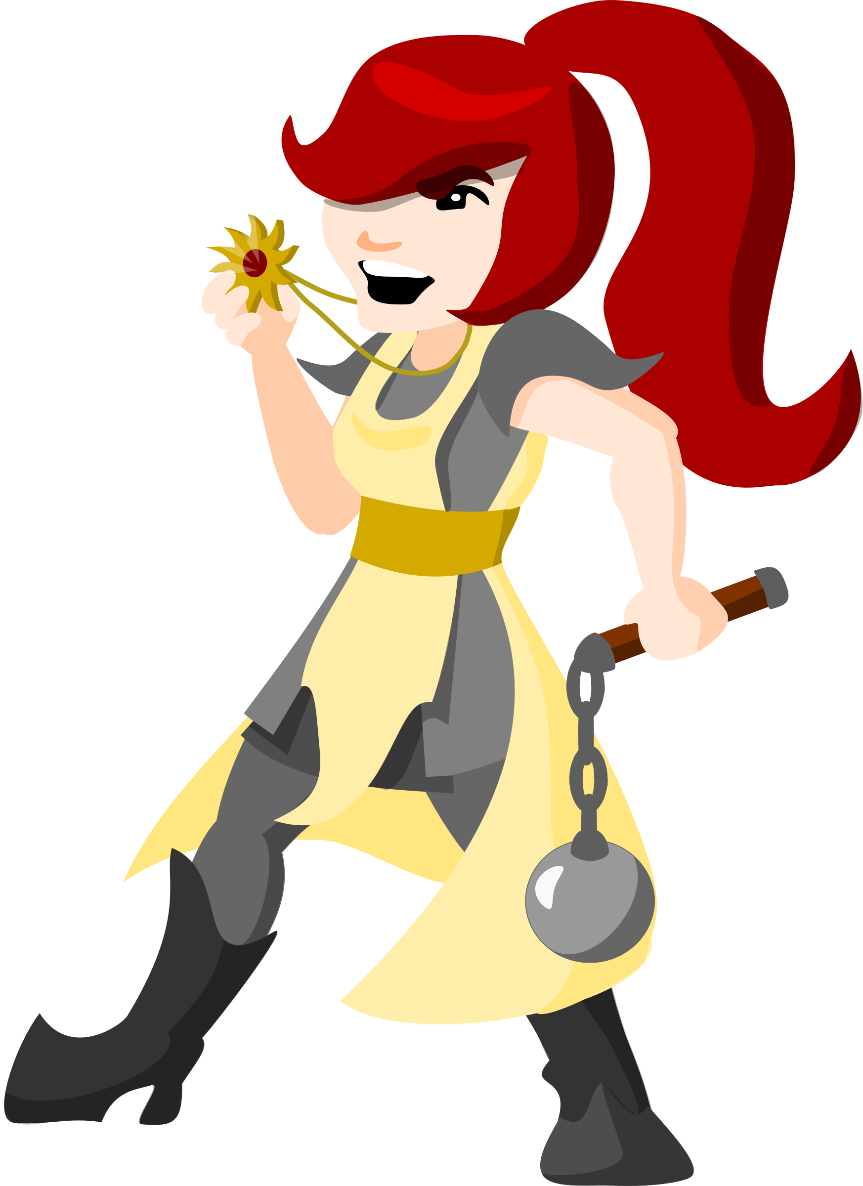 Big Image - Cleric Cartoon Clipart (1746x2400), Png Download