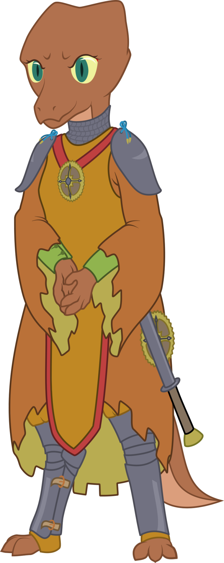 More Kobold Smith This Time Dressed For Adventure, - Cartoon Clipart (766x1920), Png Download