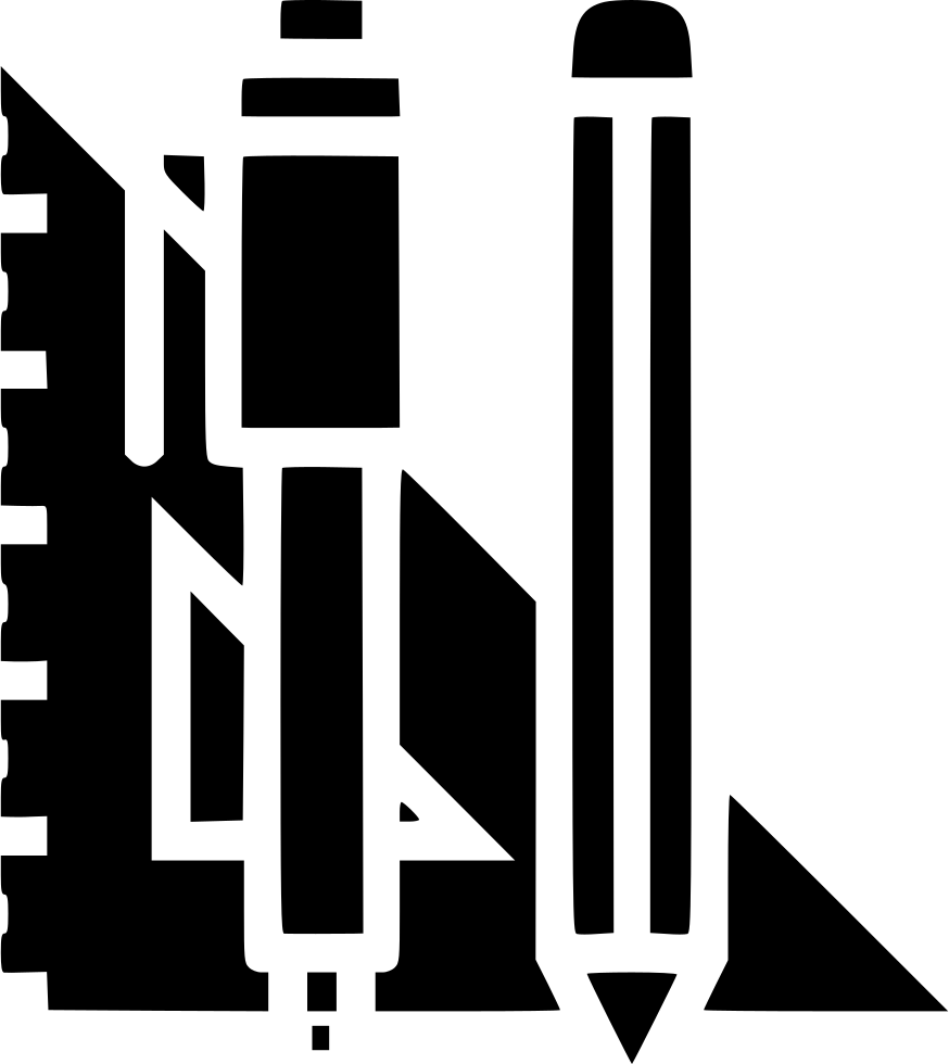 Pen Pencil Angle Degree Measure Draw Write Mathematics - Drawing Clipart (874x980), Png Download
