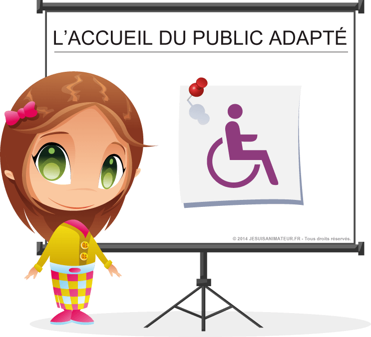 Définition Handicap - Cute Girl Tile Coaster Clipart (743x676), Png Download