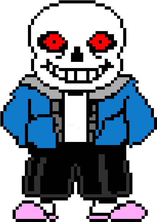 The Hardest Enemy - Undertale Sans Pixel Clipart (740x780), Png Download